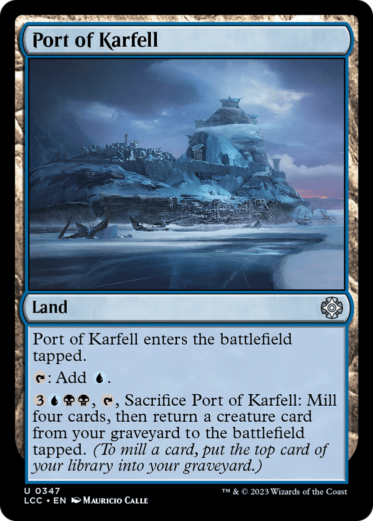 Port of Karfell [The Lost Caverns of Ixalan Commander] | Jack's On Queen