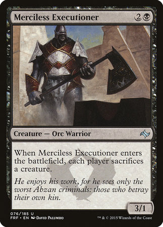 Merciless Executioner [Fate Reforged] | Jack's On Queen