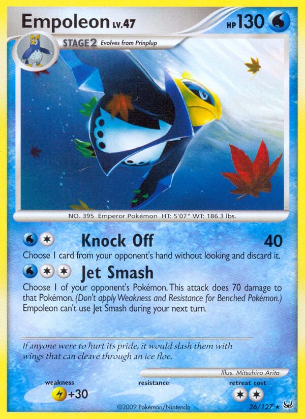 Empoleon (26/127) [Platinum: Base Set] | Jack's On Queen