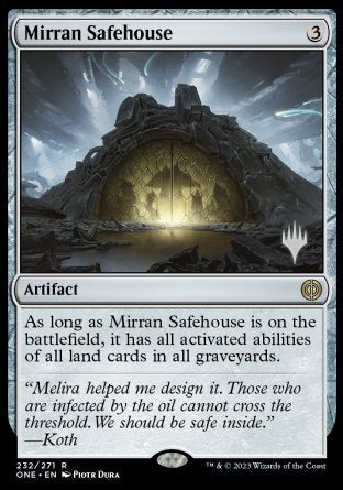 Mirran Safehouse (Promo Pack) [Phyrexia: All Will Be One Promos] | Jack's On Queen