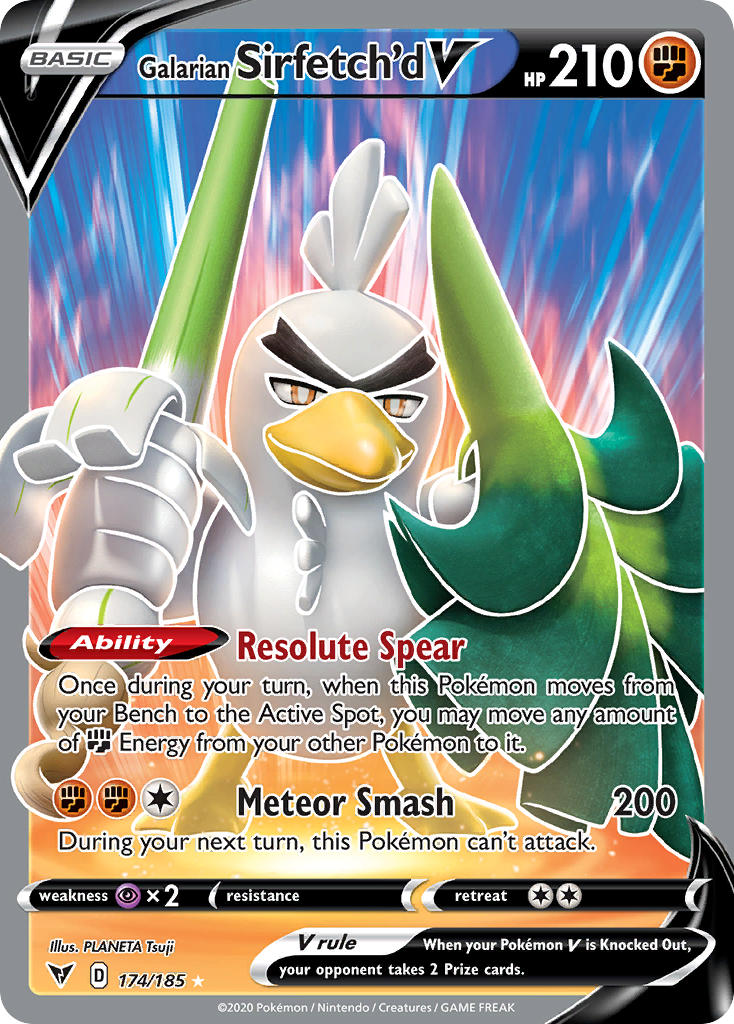 Galarian Sirfetch'd V (174/185) [Sword & Shield: Vivid Voltage] | Jack's On Queen