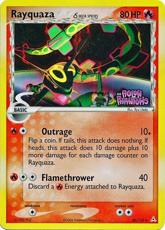 Rayquaza (26/110) (Delta Species) (Stamped) [EX: Holon Phantoms] | Jack's On Queen