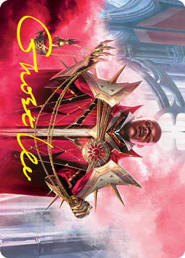 Markov Purifier Art Card (Gold-Stamped Signature) [Innistrad: Crimson Vow Art Series] | Jack's On Queen