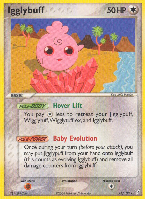 Igglybuff (21/100) [EX: Crystal Guardians] | Jack's On Queen