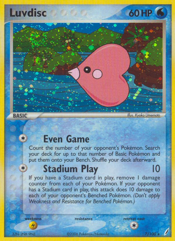 Luvdisc (7/100) [EX: Crystal Guardians] | Jack's On Queen