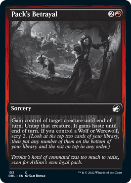 Pack's Betrayal [Innistrad: Double Feature] | Jack's On Queen