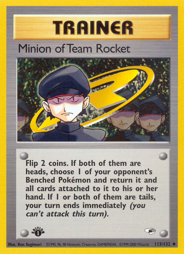 Minion of Team Rocket (113/132) [Gym Heroes 1st Edition] | Jack's On Queen