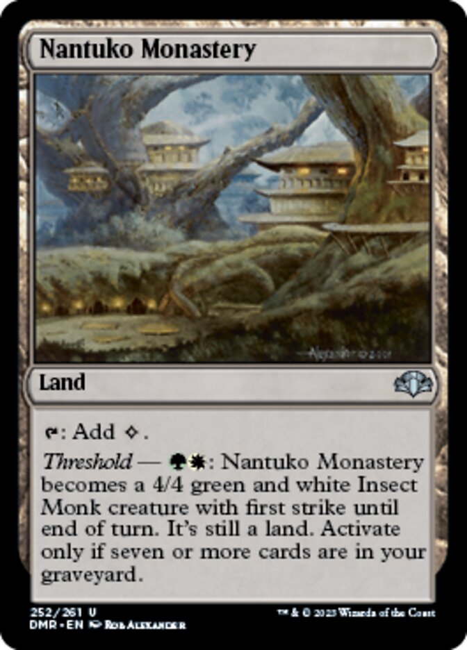 Nantuko Monastery [Dominaria Remastered] | Jack's On Queen