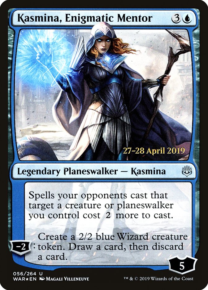 Kasmina, Enigmatic Mentor  [War of the Spark Prerelease Promos] | Jack's On Queen