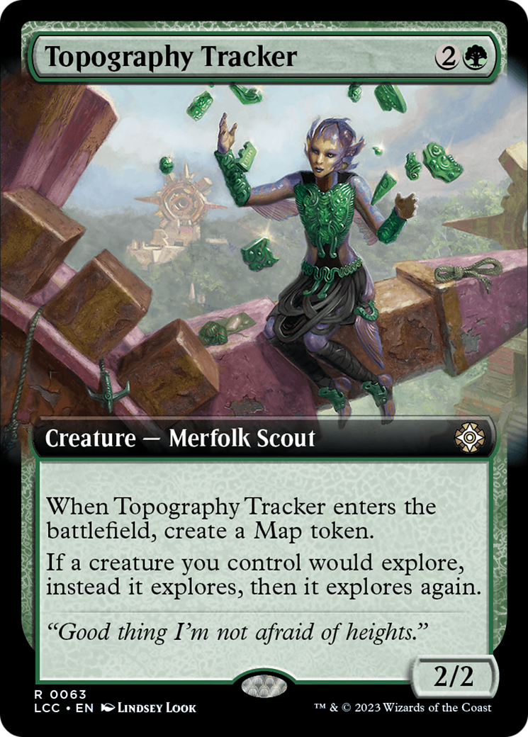 Topography Tracker (Extended Art) [The Lost Caverns of Ixalan Commander] | Jack's On Queen