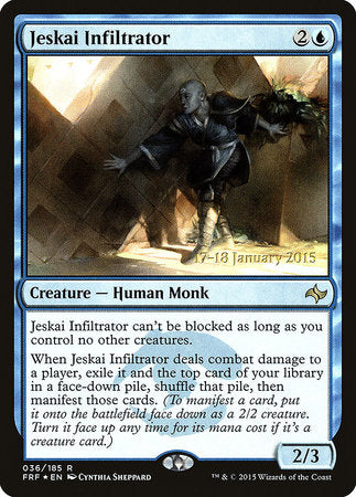 Jeskai Infiltrator [Fate Reforged Promos] | Jack's On Queen