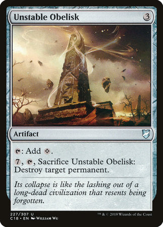 Unstable Obelisk [Commander 2018] | Jack's On Queen