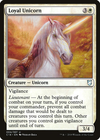 Loyal Unicorn [Commander 2018] | Jack's On Queen