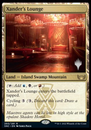 Xander's Lounge (Promo Pack) [Streets of New Capenna Promos] | Jack's On Queen