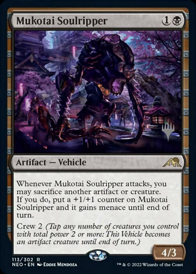 Mukotai Soulripper (Promo Pack) [Kamigawa: Neon Dynasty Promos] | Jack's On Queen