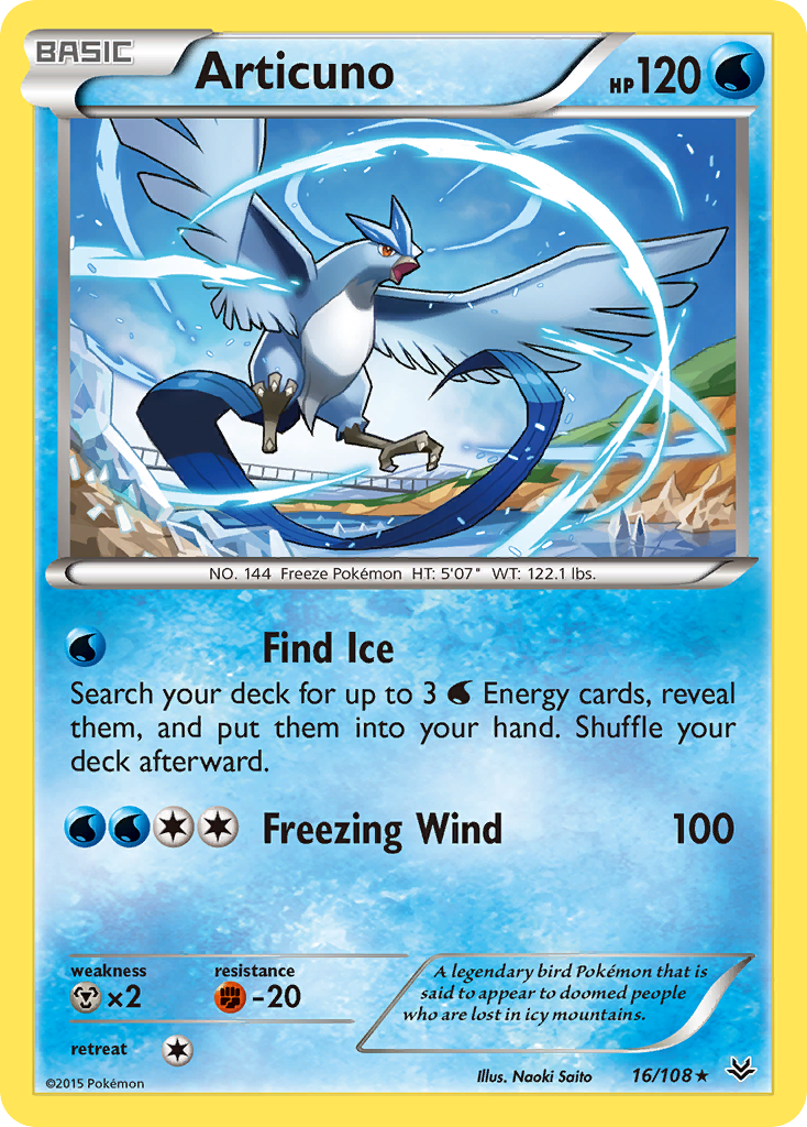 Articuno (16/108) [XY: Roaring Skies] | Jack's On Queen