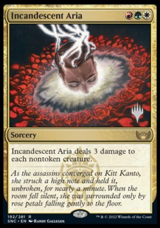 Incandescent Aria (Promo Pack) [Streets of New Capenna Promos] | Jack's On Queen