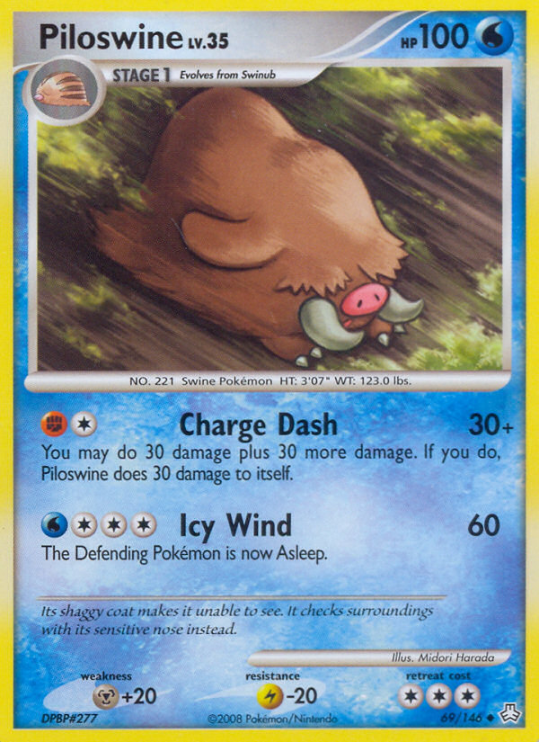 Piloswine (69/146) [Diamond & Pearl: Legends Awakened] | Jack's On Queen