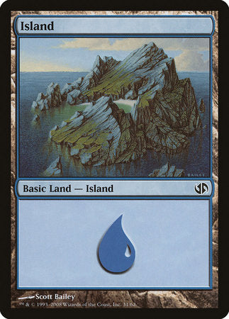 Island (31) [Duel Decks: Jace vs. Chandra] | Jack's On Queen