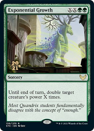 Exponential Growth [Strixhaven: School of Mages Prerelease Promos] | Jack's On Queen