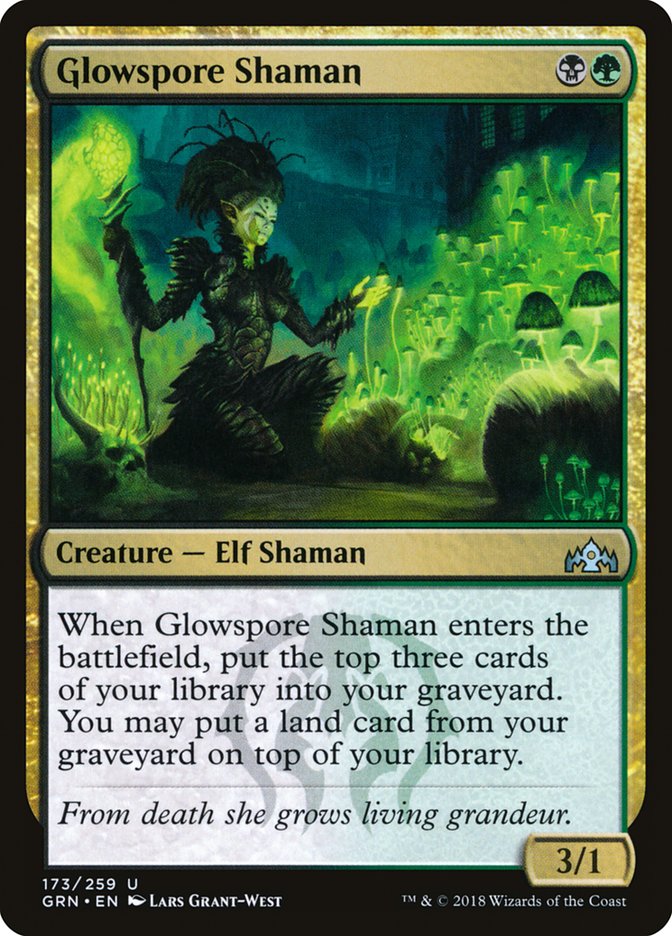 Glowspore Shaman [Guilds of Ravnica] | Jack's On Queen