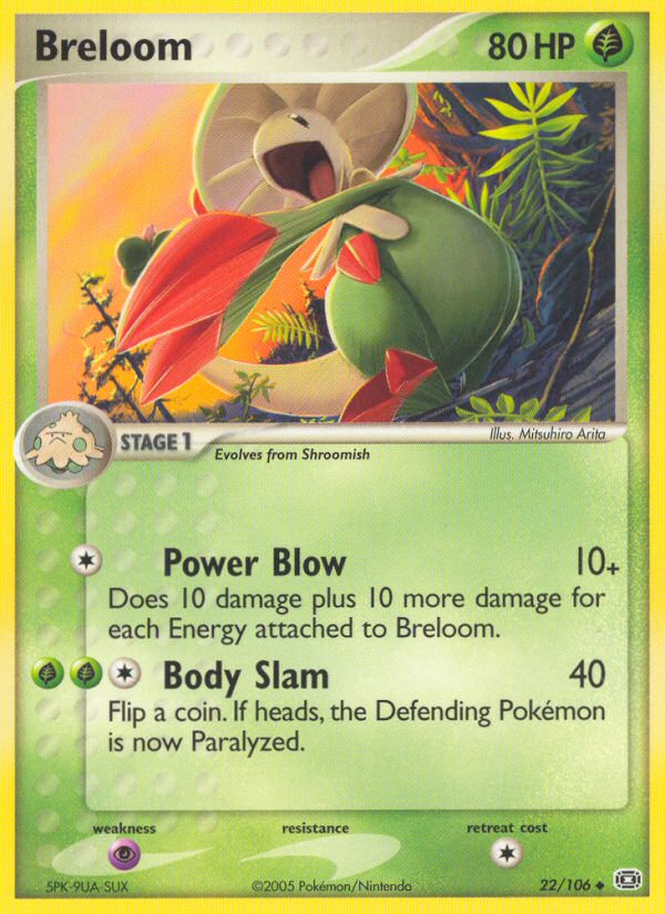 Breloom (22/106) [EX: Emerald] | Jack's On Queen