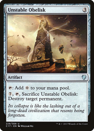 Unstable Obelisk [Commander 2017] | Jack's On Queen