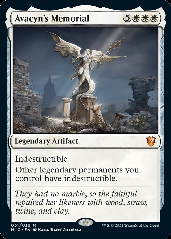 Avacyn's Memorial [Innistrad: Midnight Hunt Commander] | Jack's On Queen