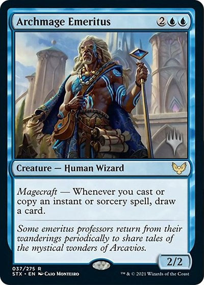 Archmage Emeritus (Promo Pack) [Strixhaven: School of Mages Promos] | Jack's On Queen