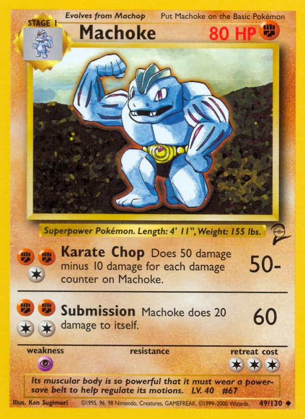 Machoke (49/130) [Base Set 2] | Jack's On Queen