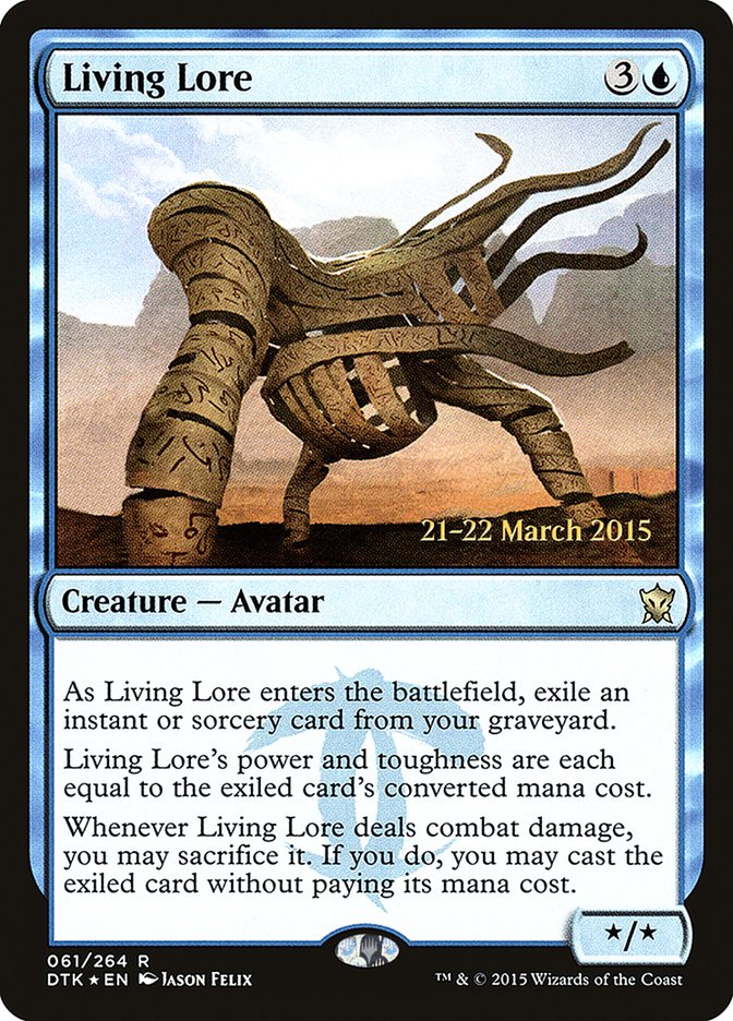 Living Lore  [Dragons of Tarkir Prerelease Promos] | Jack's On Queen