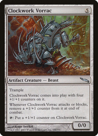 Clockwork Vorrac [Mirrodin] | Jack's On Queen