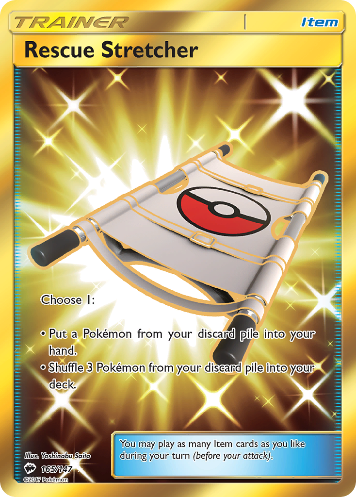 Rescue Stretcher (165/147) [Sun & Moon: Burning Shadows] | Jack's On Queen