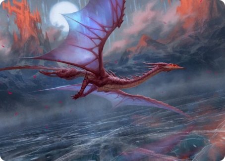 Manaform Hellkite Art Card [Innistrad: Crimson Vow Art Series] | Jack's On Queen