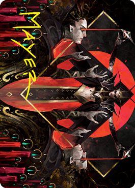 Gift of Fangs Art Card (Gold-Stamped Signature) [Innistrad: Crimson Vow Art Series] | Jack's On Queen