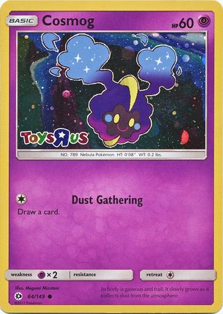 Cosmog (64/149) (Toys R Us Promo) [Sun & Moon: Base Set] | Jack's On Queen