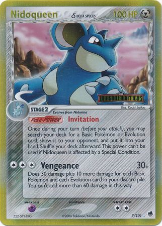 Nidoqueen (7/101) (Delta Species) (Stamped) [EX: Dragon Frontiers] | Jack's On Queen