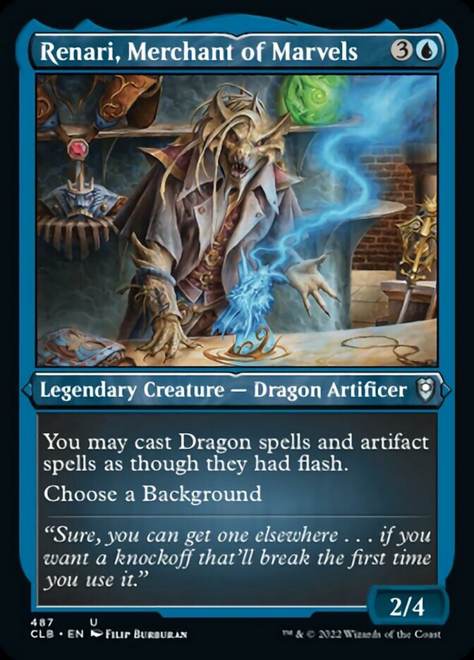 Renari, Merchant of Marvels (Foil Etched) [Commander Legends: Battle for Baldur's Gate] | Jack's On Queen