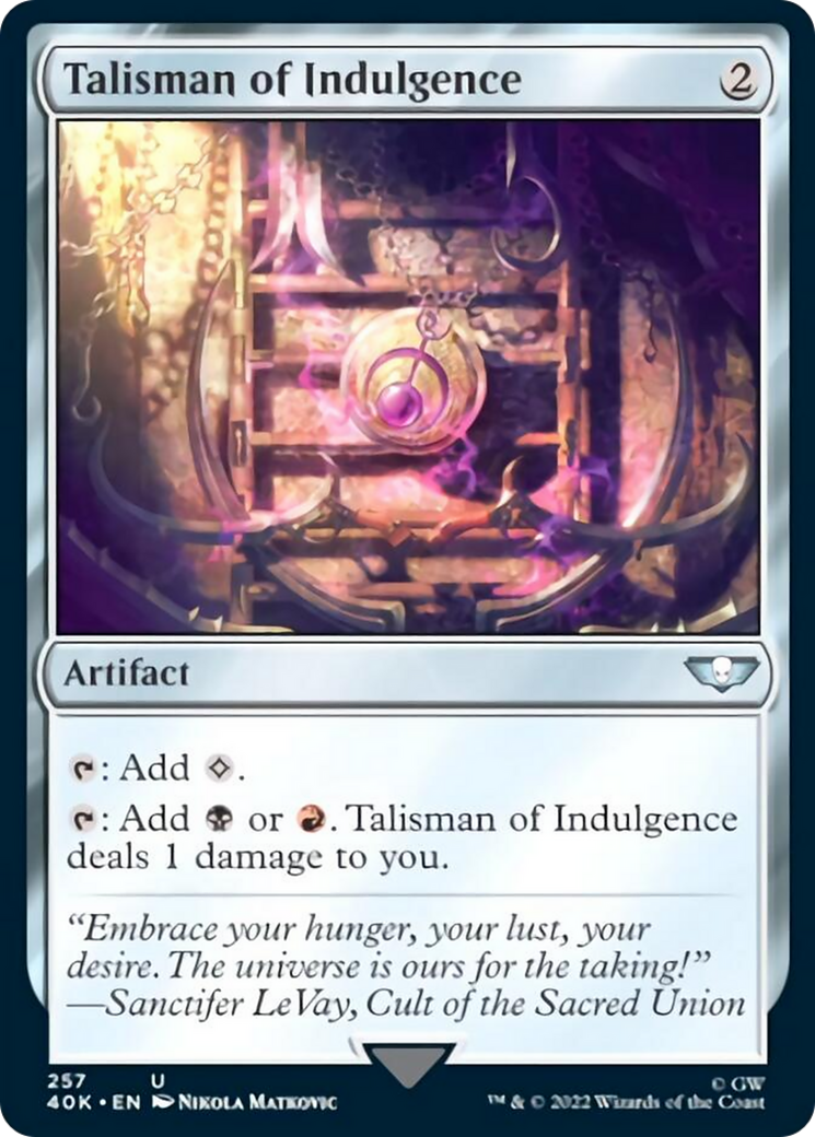 Talisman of Indulgence [Universes Beyond: Warhammer 40,000] | Jack's On Queen