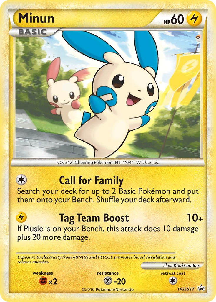 Minun (HGSS17) [HeartGold & SoulSilver: Black Star Promos] | Jack's On Queen