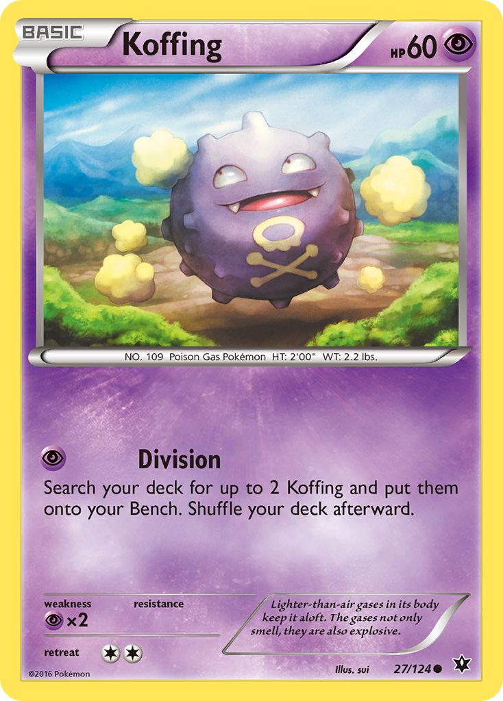 Koffing (27/124) [XY: Fates Collide] | Jack's On Queen