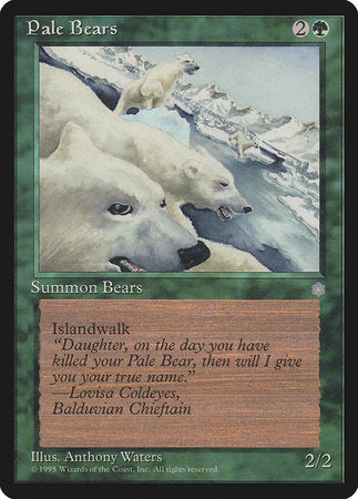 Pale Bears [Ice Age] | Jack's On Queen