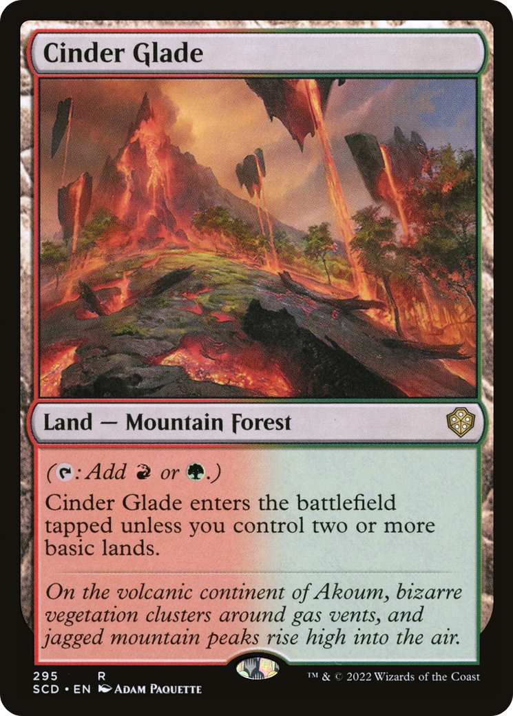 Cinder Glade [Starter Commander Decks] | Jack's On Queen