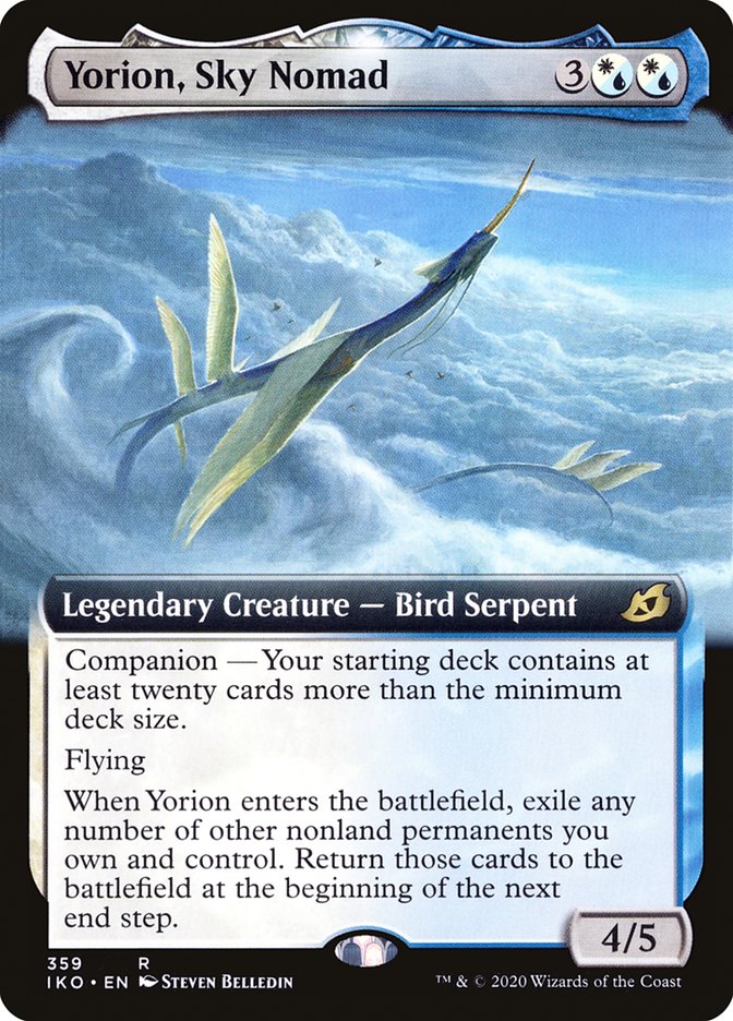 Yorion, Sky Nomad (Extended Art) [Ikoria: Lair of Behemoths] | Jack's On Queen