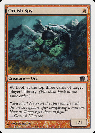 Orcish Spy [Eighth Edition] | Jack's On Queen