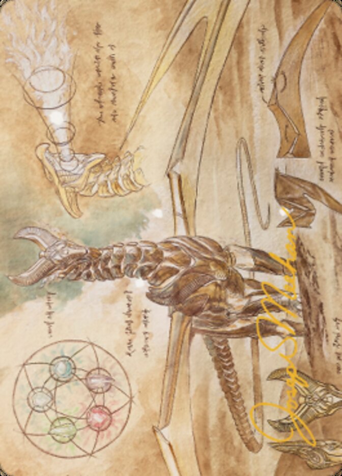 Ramos, Dragon Engine Art Card (Gold-Stamped Signature) [The Brothers' War Art Series] | Jack's On Queen