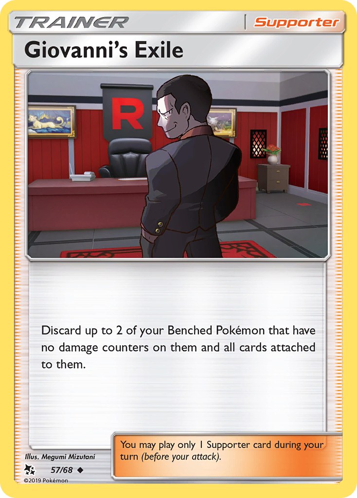 Giovanni's Exile (57/68) [Sun & Moon: Hidden Fates] | Jack's On Queen