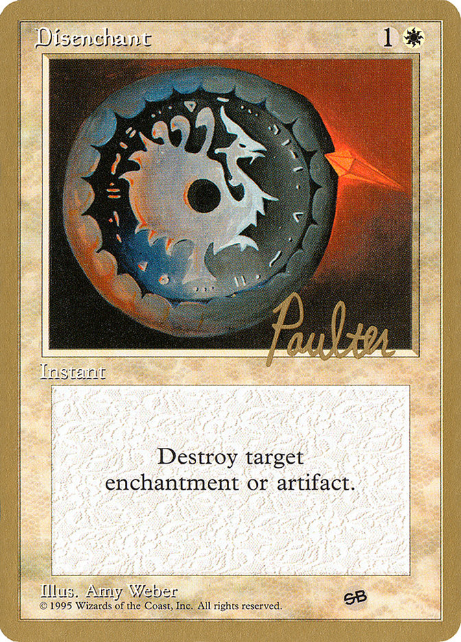 Disenchant (Preston Poulter) (SB) [Pro Tour Collector Set] | Jack's On Queen