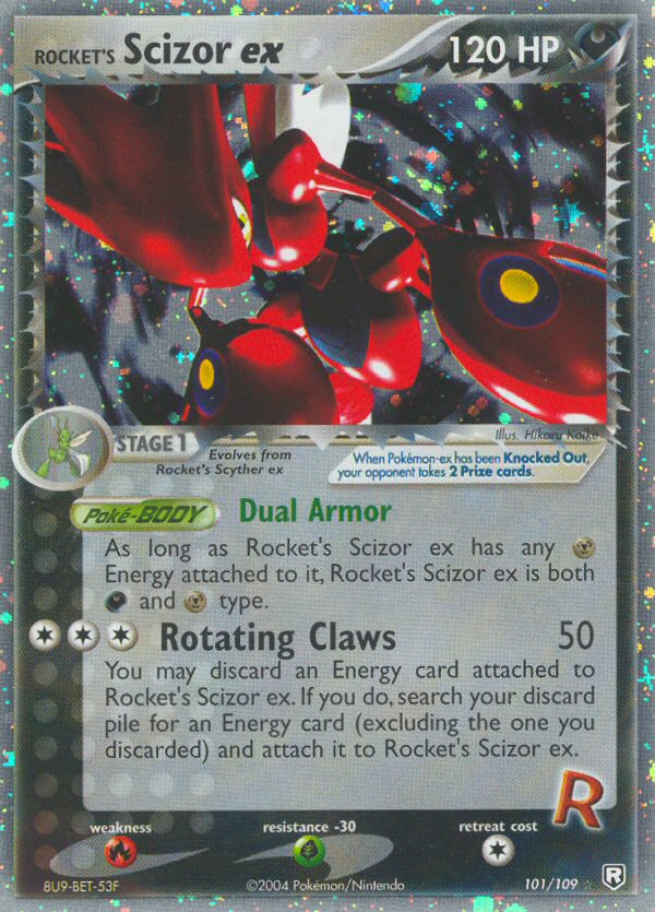 Rocket's Scizor ex (101/109) [EX: Team Rocket Returns] | Jack's On Queen