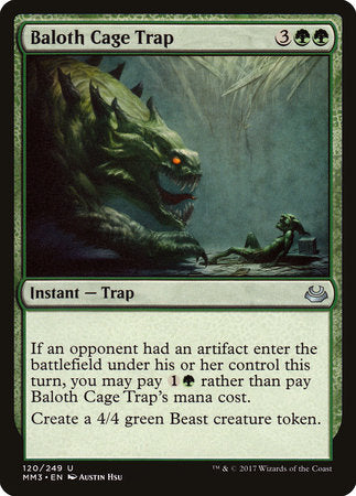 Baloth Cage Trap [Modern Masters 2017] | Jack's On Queen